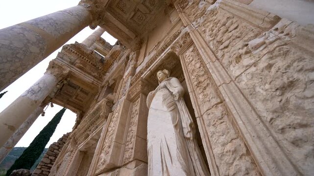 Library of Celsus ancient Roman building in Ephesus Turkey
