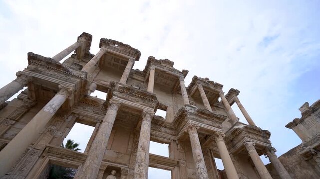 Library of Celsus ancient Roman building in Ephesus Turkey