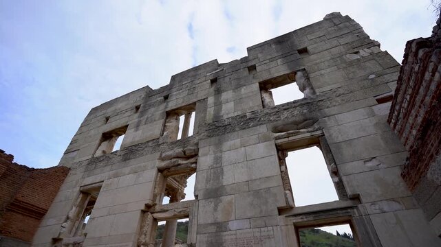 Library of Celsus ancient Roman building in Ephesus Turkey