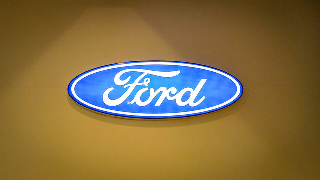 Logo of the Ford car factory in S&atilde;o Lu&iacute;s, MA, Brazil.