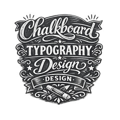 Obraz premium chalkboard typography, typography illustration, chalkboard design, hand lettering, school chalkboard, chalk art, typographic poster, classroom typography, educational design, quote illustration, chalk