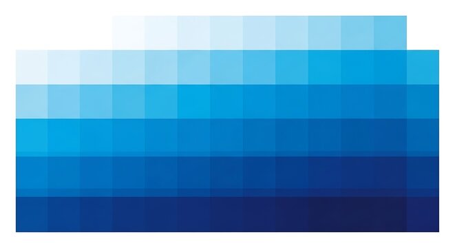 Abstract blue gradient squares illustration for design and backgrounds
