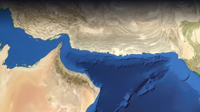 Animated Flight Path Map from Doha Qatar to Sydney Australia