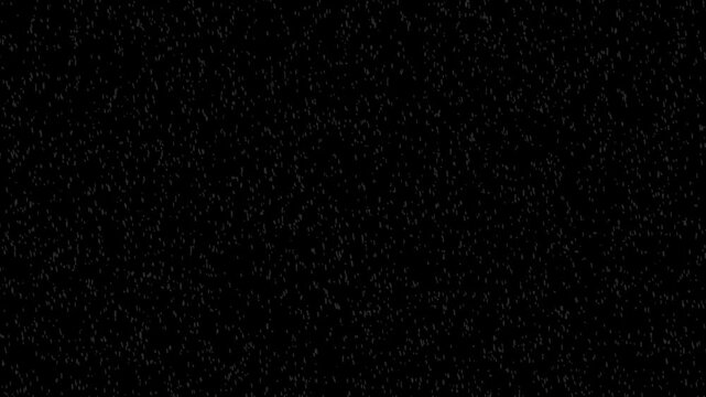 Falling snow on black background winter overlay effect