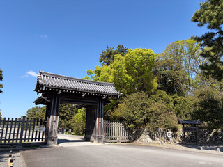 Fototapeta premium 京都御苑の清和院御門