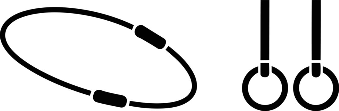 Black bracelet with adjustable clasp and dual ring hooks for keys or accessories