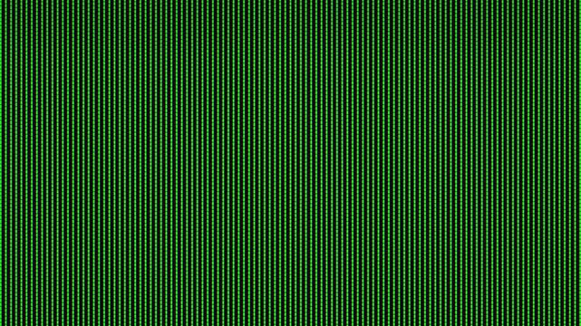 Broken green pixels CRT computer screen. pixelated glitch display error digital computer screen. 4k