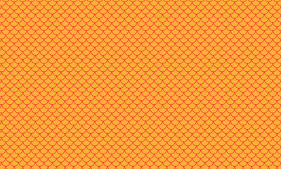abstract red fish scale pattern art perfect for banner poster background. © shajada