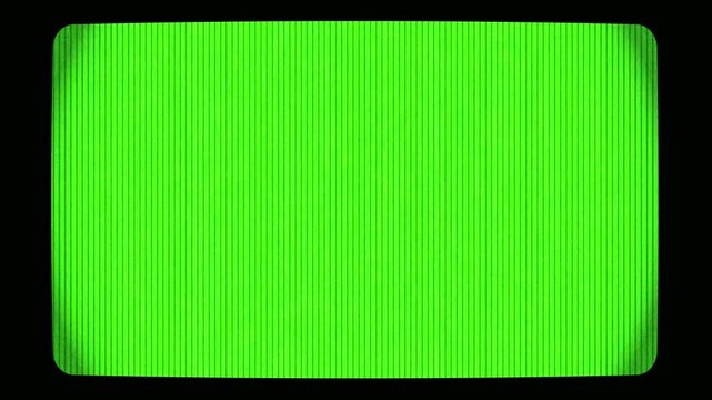 Retro Film Frame Scanlines Overlay Animation Green Screen Vintage Effect