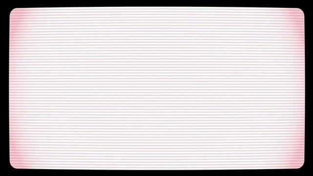 CRT Screen Scanlines Animation Vintage Television Overlay Effect