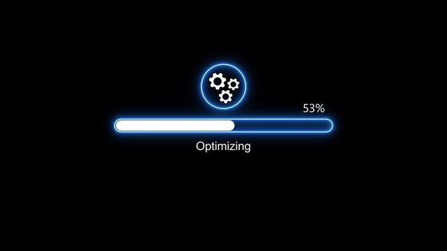 System update. Mobile application design, loading, installing
