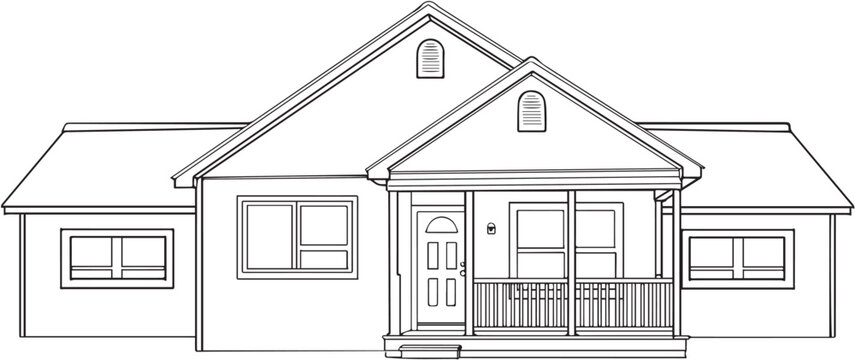 House Line art