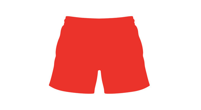 Red Shorts for Summer and Sports.