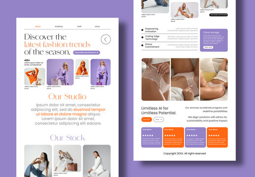 Creative Email Newsletter Template Marketing Campaign Layout