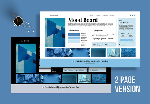 Mood Board Design Template