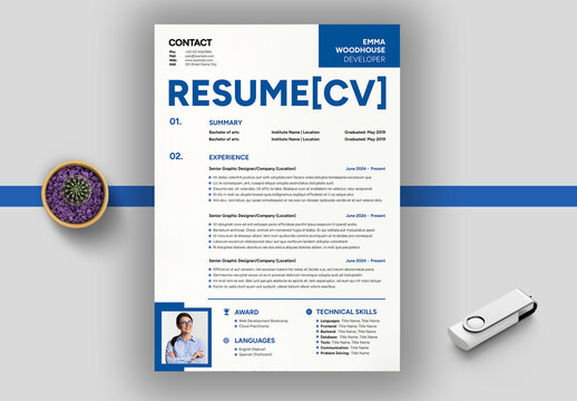 Software Engineer Resume Design