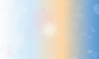Obraz premium Soft gradient background, with geometric shapes, and network lines abstract