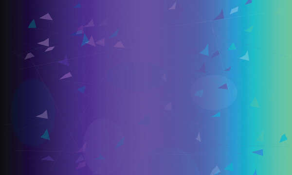 Abstract geometric network of triangles and lines on gradient background