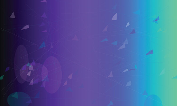 Abstract gradient background, with intersecting lines, and geometric shapes