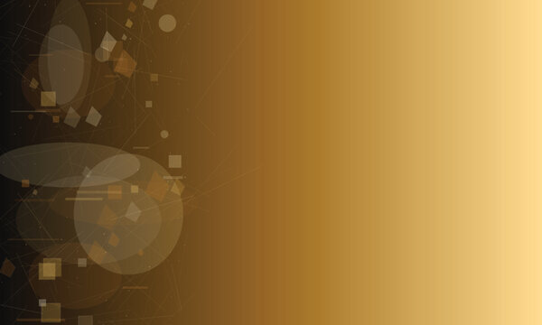 Abstract geometric shapes and lines on gradient background