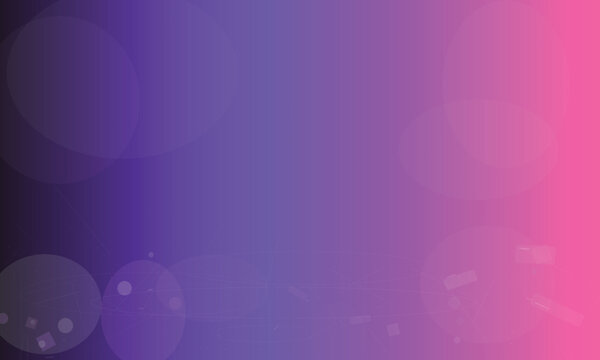 Gradient background, with soft circles, and geometric shapes, in purple and, pink abstract