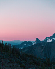Obraz premium Mount Rainier Sunrise 