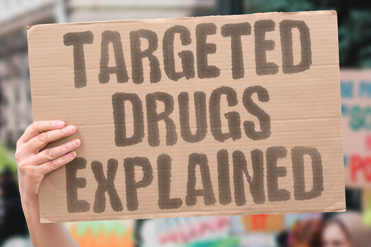 "Targeted Drugs Explained" Targeted cancer drugs are designed to attack specific molecular features of tumor cells with minimal collateral damage. CANCER. TARGETED. TREATMENT. DRUGS. MOLECULAR.