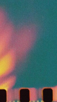 Filter of film burn with adjustable light leaks and textures for a customizable film look always