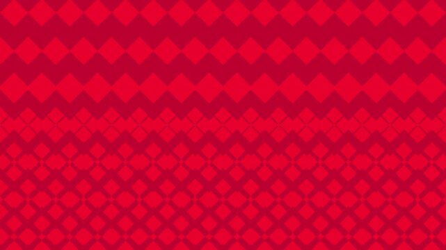 Seamless Red Diamond Pattern Background Animation Abstract Geometric Motion Graphic