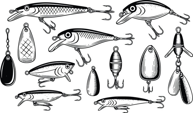 antique fishing lure graphics Creek Chub Plunker US Patent Poster Art Print Smallmouth Bass Walleye Muskie Lures Poles 11x14 Wall Decor Pictures: Posters & Prints About The Product Wayne Edens' Peerless Collection of