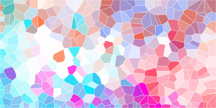 light colorful crystallize abstract background in light sweet vector illustration. white stoke colors stone tile pattern Cement kitchen decor design. abstract mosaic polygonal background vector.	