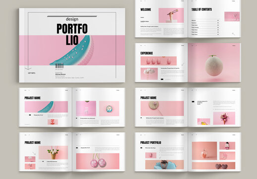 Modern Portfolio Landscape Layout
