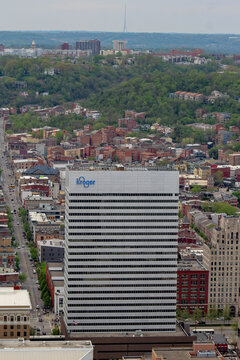 Cincinnati, Ohio USA on April 23, 2019. Kroger Corporate Headquarters Building, An American Retailing Company.