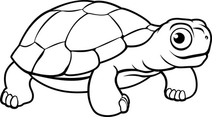 Turtle tortoise cartoon character animal illustration