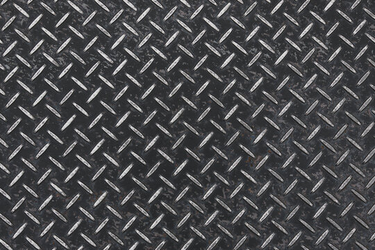 Metal diamond plate texture background