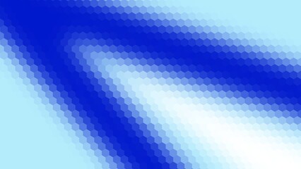 Obraz premium light blue and blue gradient hexagon surface design. gradient background for business, etc. horizontal background with hexagon pattern and center gradient