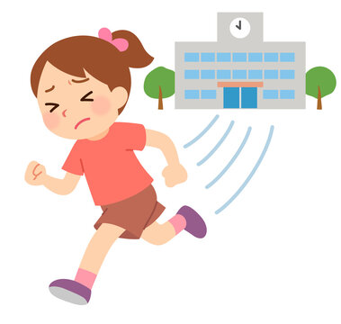学校から逃避する子ども　逃避行動
