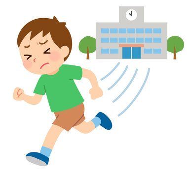 学校から逃避する子ども　逃避行動