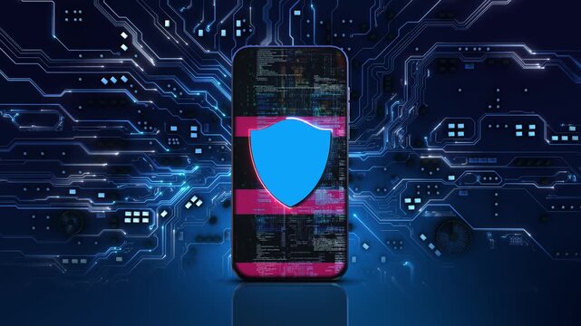 Digital Security Shield Protection Technology Background. futuristic shield data lines cyber security protection privacy firewall network defense. for cybersecurity promos protection ads safety visual