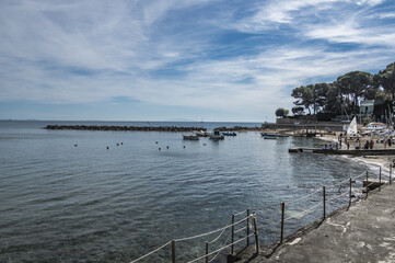 Fototapeta premium La famosa costa di Castiglioncello in provincia di Livorno