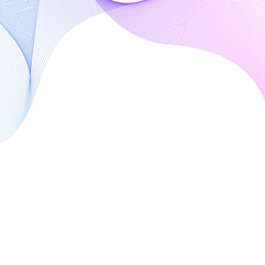 Abstract Gradient Wave Line Pattern isolated on transparent background © SUJIT