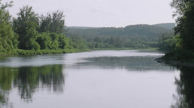 Southern Urals in summer: the Yuryuzan mountain river.