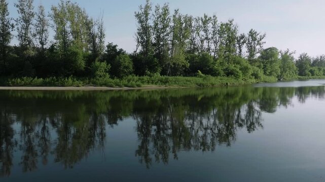 Southern Urals in summer: the Yuryuzan mountain river.