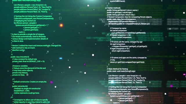 Futuristic Scanning Code Interface Cyber Data Screen display showing scrolling program data system parameters. for hacking, cybersecurity visuals, programming themes, digital analysis backgrounds. 3D