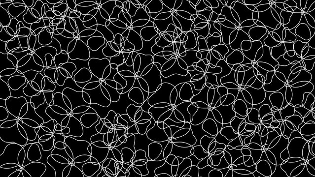 Abstract white line pattern background