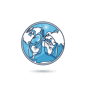 Hari Hipertensi Paru Sedunia Vector Illustration for World Pulmonary Hypertension Day