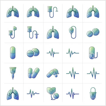 World Pulmonary Hypertension Day Hari Hipertensi Paru Sedunia Lungs Health Awareness Vector Illustration