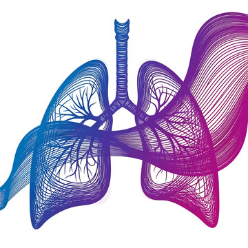 Hari Hipertensi Paru Sedunia World Pulmonary Hypertension Day Awareness Vector Illustration Design