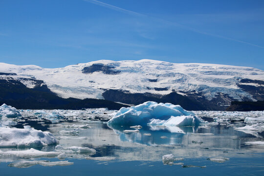 Icy Bay of the Wrangell-Saint-Elias Wilderness- Icy Bay is a body of water in Camacho, Alaska, home to the Guyot, Yahtse, and Tyndall glaciers 