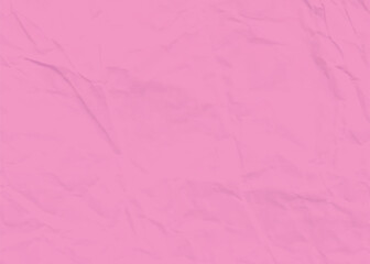 Fototapeta premium Crumpled pink paper texture background with crumpled background wrinkled abstract backdrop
